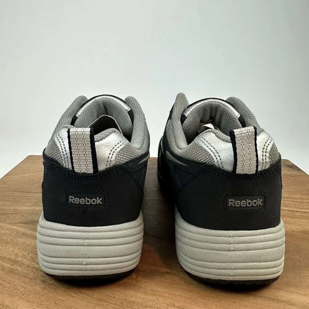 New Womens Reebok Work‎ Jorie Navy Composite Toe Oxford Shoes Sneakers Sz 8.5 M